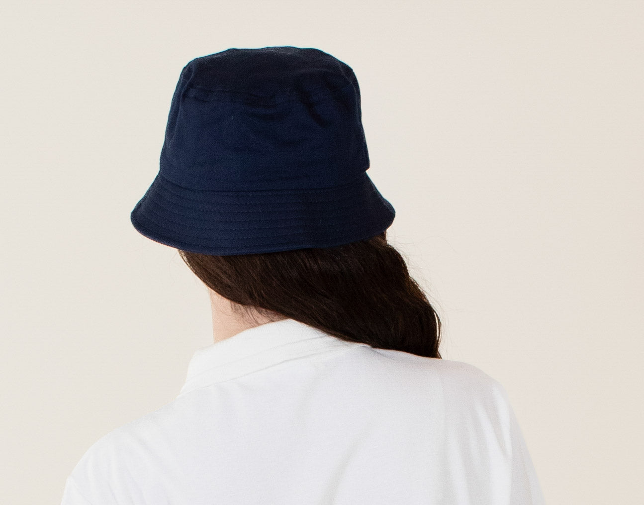 Gorro bucket en gabardina